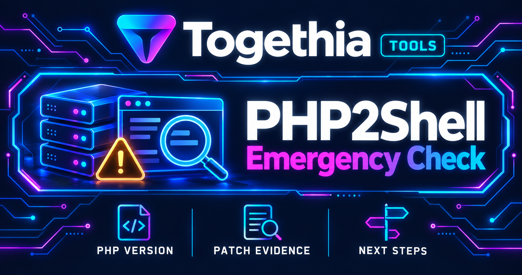 PHP2Shell emergency check: inspect the evidence, confirm the PHP update